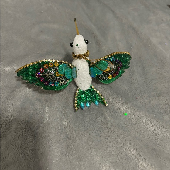 Lot of turquoise Christmas ornaments - Picture 12 of 12